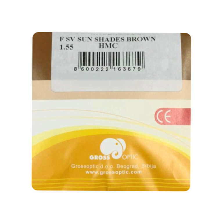 Gross SV Sun shades brown 1.55HMC
