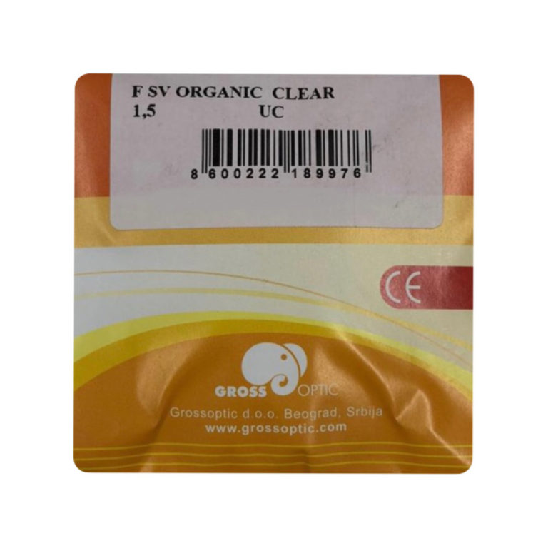 Gross SV organic clear 1.5UC