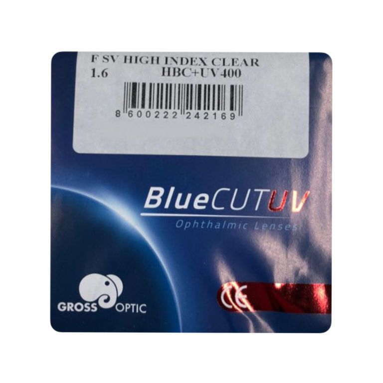 Gross SV 1.6 High index clear HBC+UV400